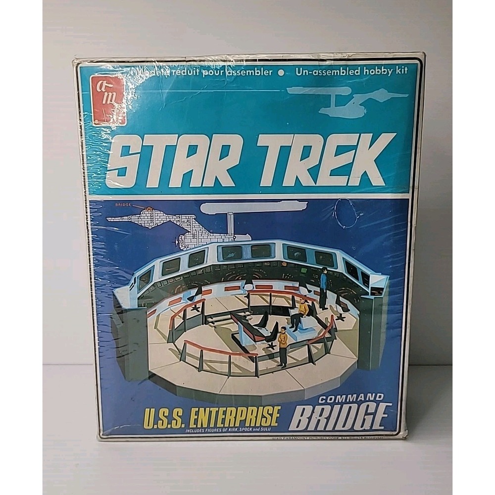 SEALED‎ 1975 Star Trek U.S.S Enterprise Command Bridge AMT Space Model Kit S950